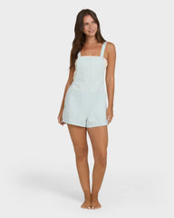 Beach Crush Denim Overalls - Clearwater