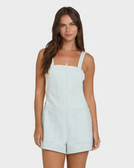 Beach Crush Denim Overalls - Clearwater