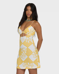 Love Life Mini Dress - Soft Yellow