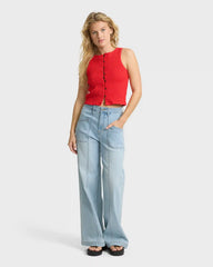 Rival Relaxed Jeans - Surf Spray
