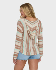 Baja Beach Hooded Sweater - Sugar Almond