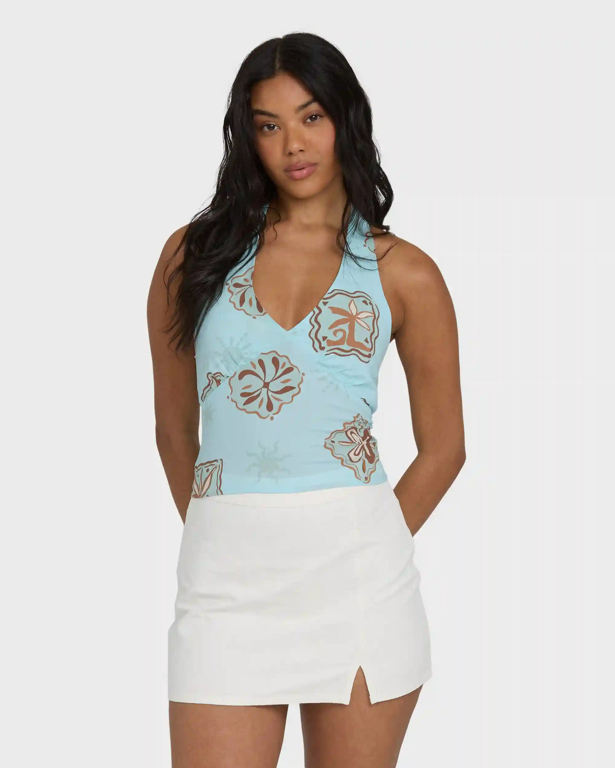 Sunny Sometimes Tank Top - Clearwater