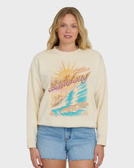 Echo Crewneck Sweatshirt - White Cap