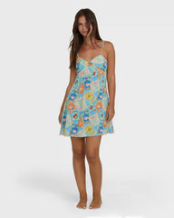 Last Sunset Mini Dress - Dream Blue
