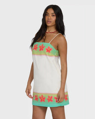 Sun Rays Mini Dress - Salt Crystal