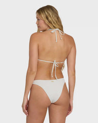 Summer High Triangle Bikini Top - Salt Crystal