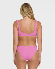 Summer Hi Scoop Tank Bikini Top - Party Pink