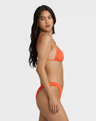 Summer Hi Teagan Bralette Bikini Top - Hot Coral