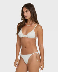 Summer Hi Teagan Bralette Bikini Top - Salt Crystal