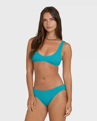 Summer Hi Lowrider Full Bikini Bottoms - Bright Marine