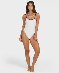 Tanlines Bound Sloane Hawaii One Piece Swimsuit - Salt Crystal