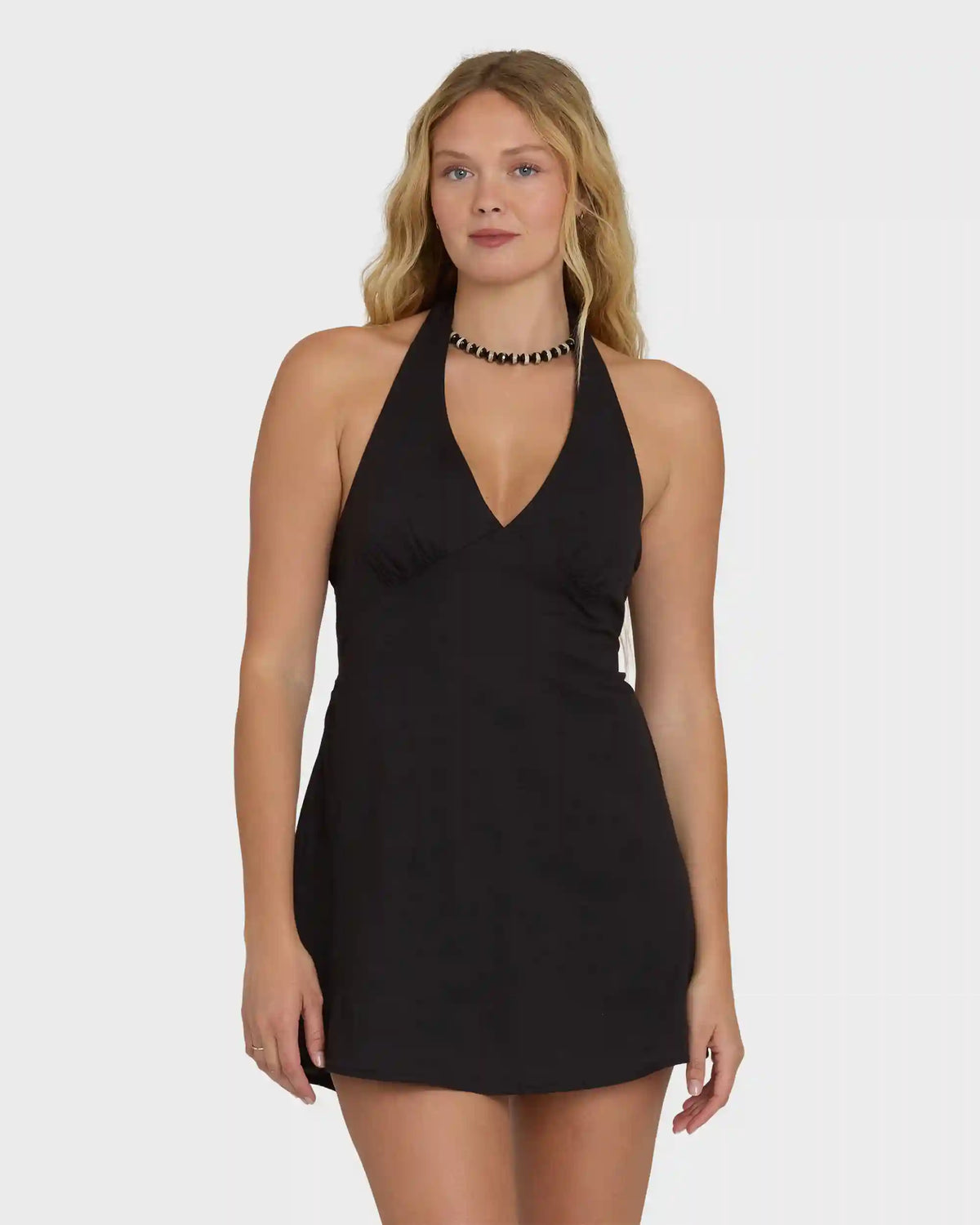 Sunny Sometimes Mini Dress - Black Sands