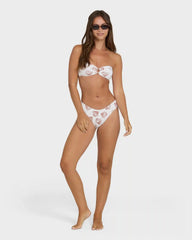 Sandy Shells Bondi Bikini Bottoms - Salt Crystal