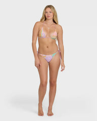 Dreamy Daze Reversible Triangle Bikini Top - Sweet Lilac