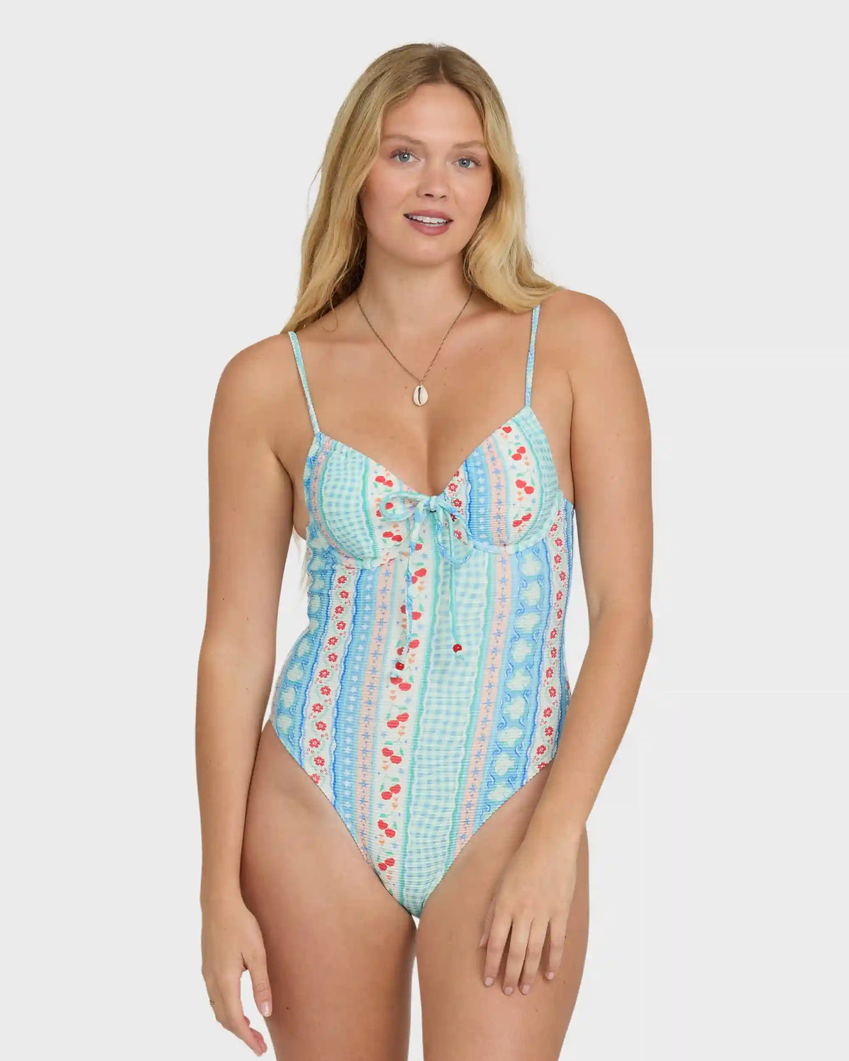Picnic Ella Hawaii One-Piece Swimsuit - Dream Blue