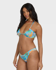 Coastal Cruise Drew Bandeau Bikini Top - Dream Blue