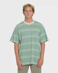 Baxter Short Sleeve Knit T-Shirt - Granite Green