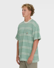 Baxter Short Sleeve Knit T-Shirt - Granite Green