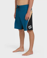 Straddie Pro Hi 20" Boardshorts - Tropical Teal