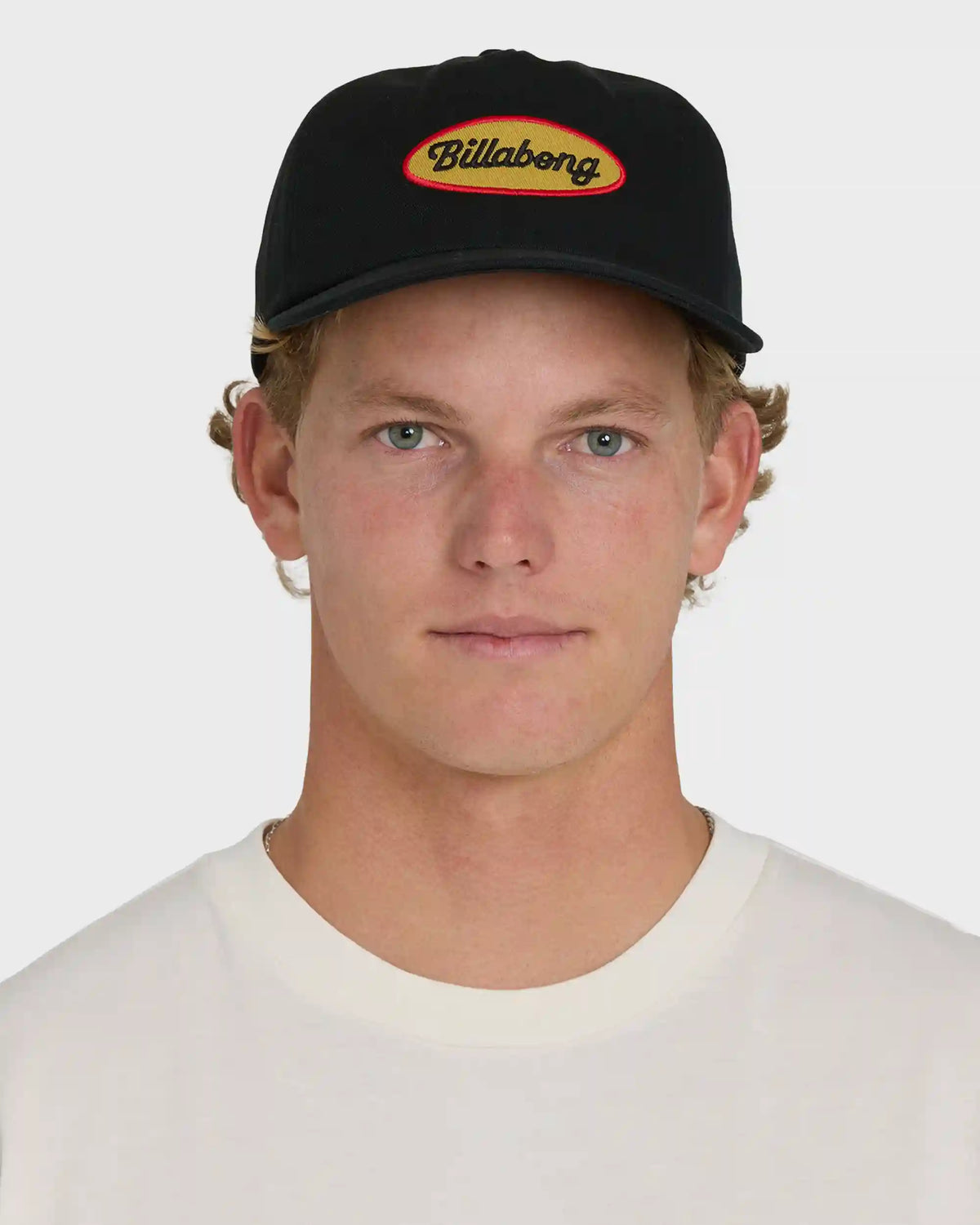 Caution Snapback Hat - Black
