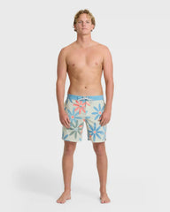 Good Times Lo Tide 17.5" Boardshorts - Blue Fog