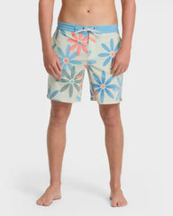 Good Times Lo Tide 17.5" Boardshorts - Blue Fog