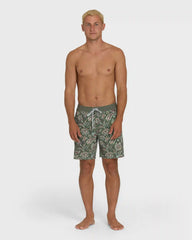Good Times Low Tide 17" Boardshorts - Winter Moss