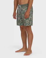 Good Times Low Tide 17" Boardshorts - Winter Moss
