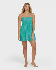Island Heat Mini Cover-Up - Green Tropics