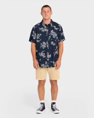 Sundays Short Sleeve Woven Shirt - True Navy