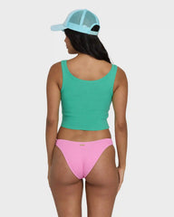 Hibiscus Minds Tank Top - Green Tropics