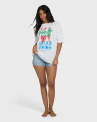 Freshest Pick Short Sleeve Knit T-Shirt - Salt Crystal