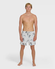 Lineup Laybacks 16" Trunks - Fog Gray