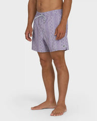 Lineup Laybacks 16" Trunks - Purple Ash