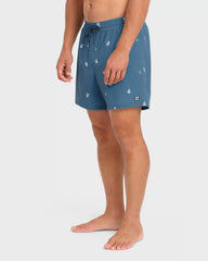 Lineup Laybacks 16" Swim Trunks - Real Teal
