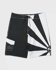 A.I. Rising Sun Pro 22" Boardshorts - Black/White..