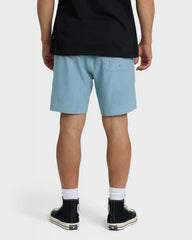 De La Cruz Cord 18" Hybrid Shorts - Blue Fog