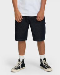 Bad Dog 22" Denim Shorts - Dark Denim