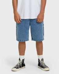 Bad Dog 22" Denim Shorts - Faded Denim