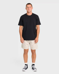 San O Layback Linen Shorts - Oatmeal Heather