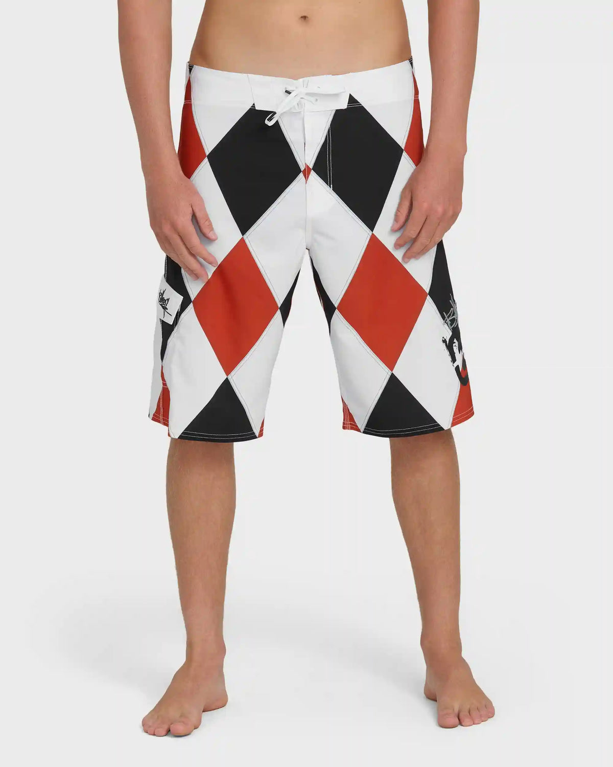 A.I. Diamonds Pro Boardshorts - True Red