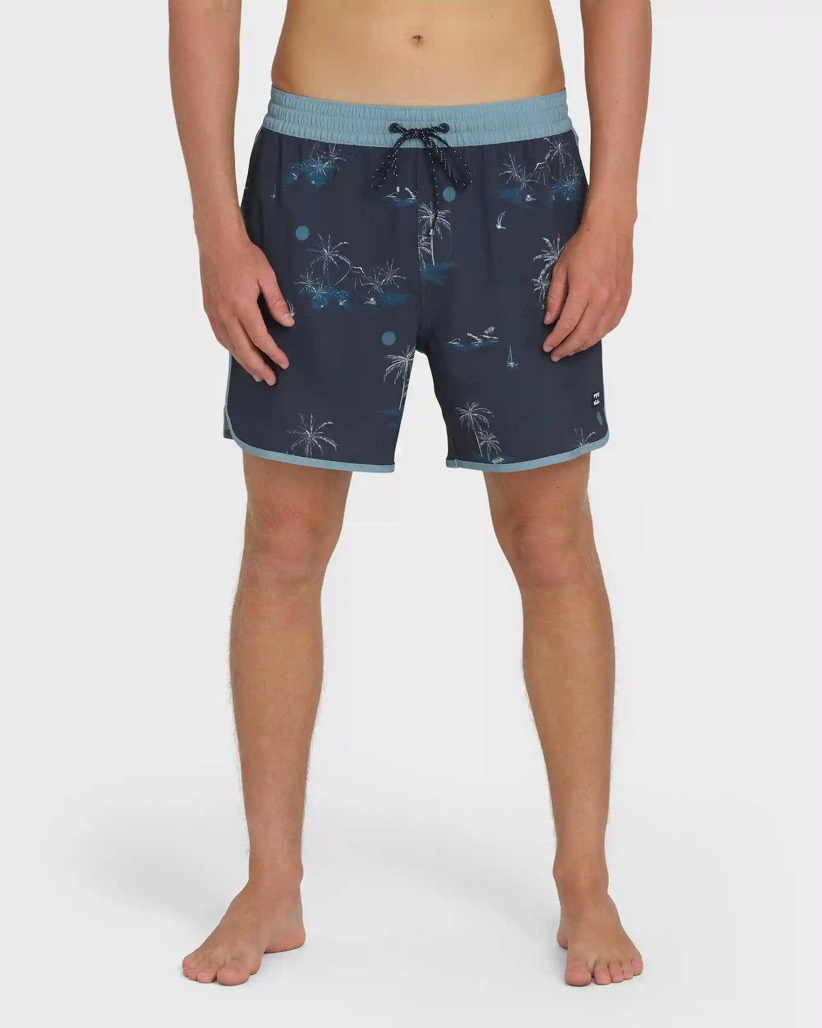 Seventy Three Layback 16" Trunks - True Navy