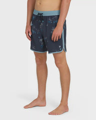 Seventy Three Layback 16" Trunks - True Navy