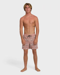 Good Times Layback 16" Trunks - Ash Rose