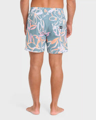 Good Times Layback 16" Swim Trunks - Pale Mauve