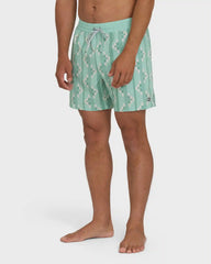 Good Times Layback 16" Trunks - Vintage Green
