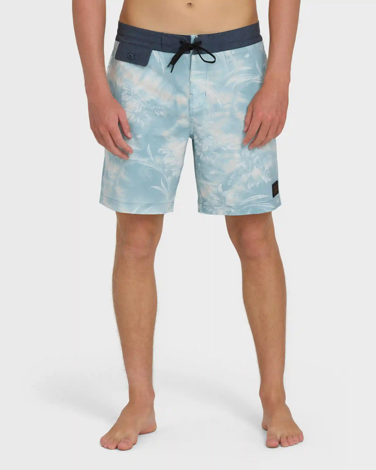 True North Garage Lo Tide 18" Boardshorts - Blue Fog