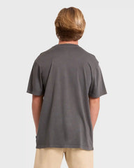 Essential Wave Washed Premium Short Sleeve Pocket Tee - Raven