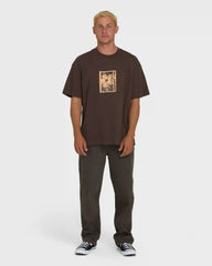 Link OG Short Sleeve Knit T-Shirt - Chocolate Brown