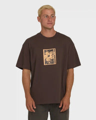 Link OG Short Sleeve Knit T-Shirt - Chocolate Brown